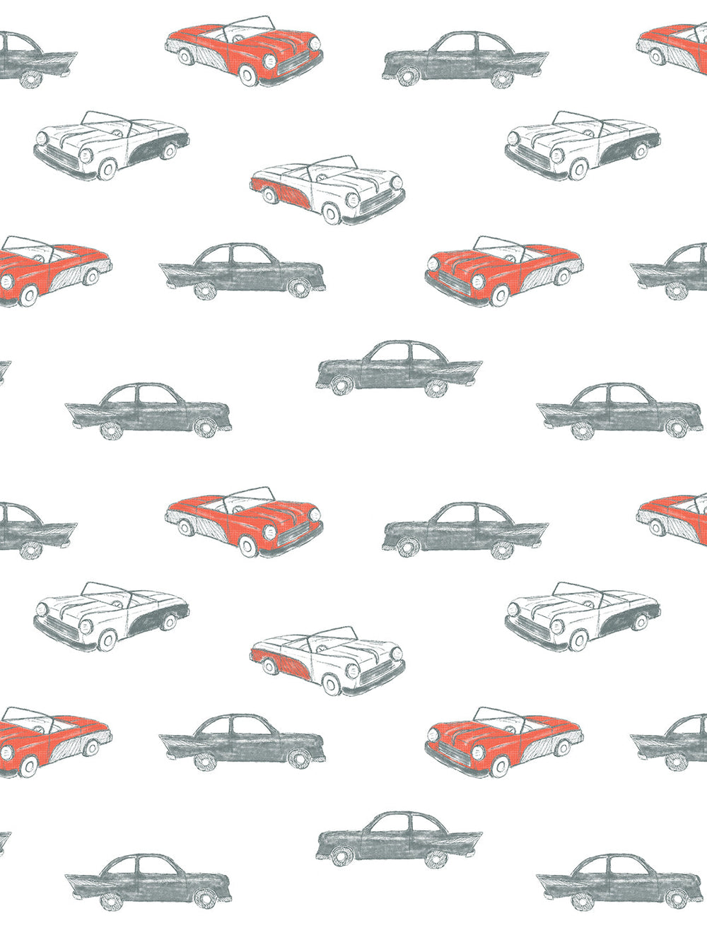 classic-cars-wallpaper-by-tea-collection-retro-red