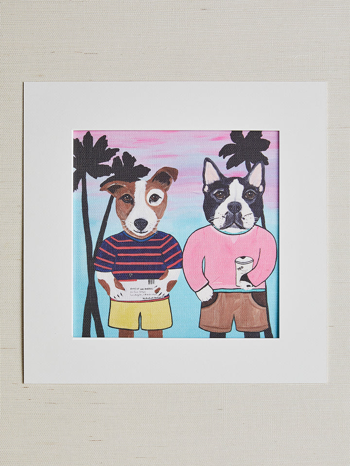 'Parking Ticket And A Latte' by Carly Beck Art Print