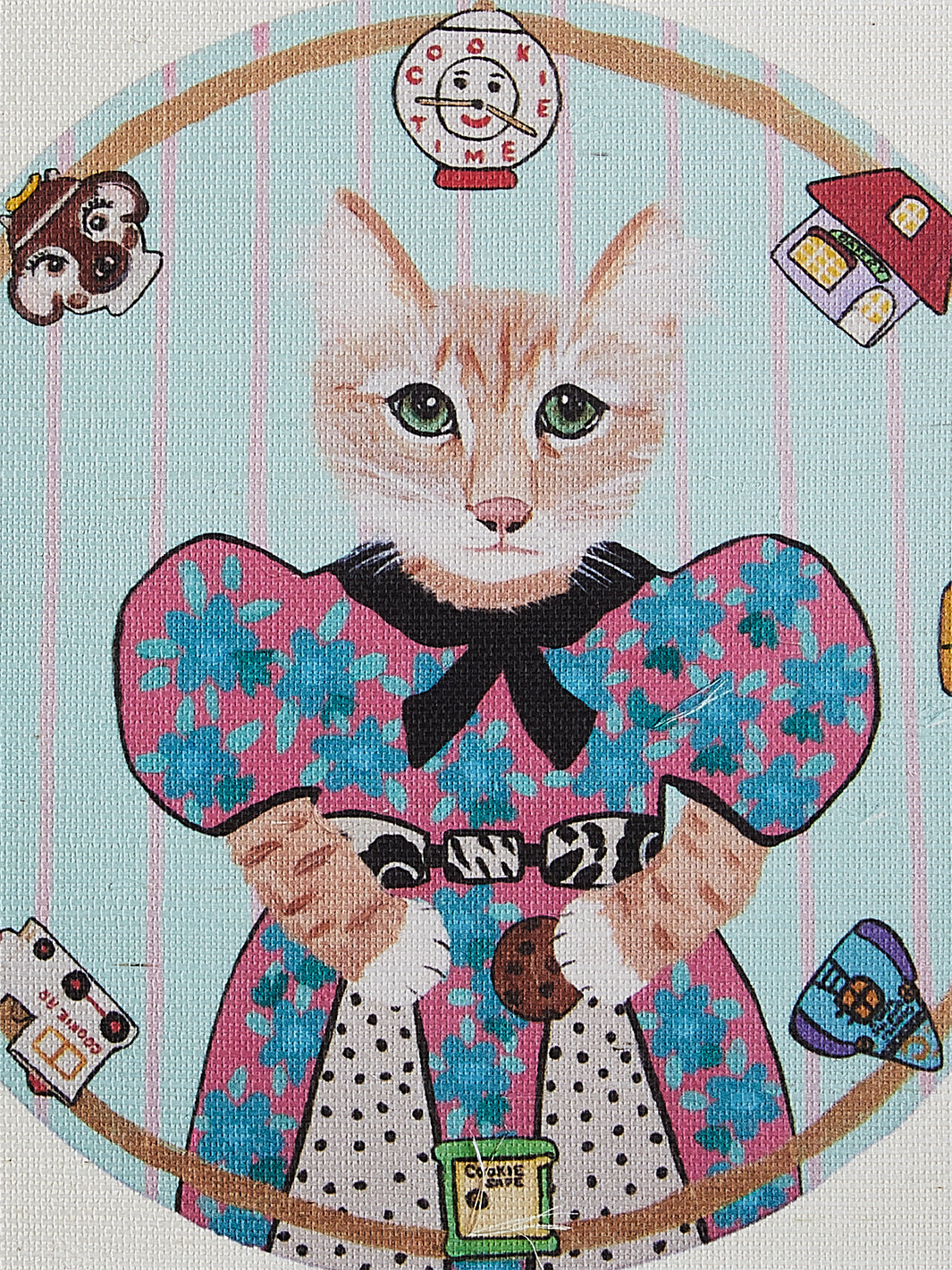 'Cookie Jar Kitten' by Carly Beck Art Print