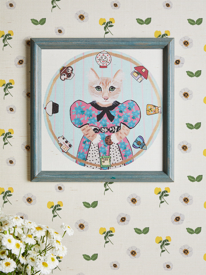 'Cookie Jar Kitten' by Carly Beck Art Print