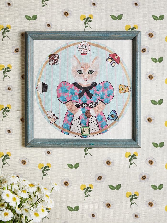 'Cookie Jar Kitten' by Carly Beck Art Print