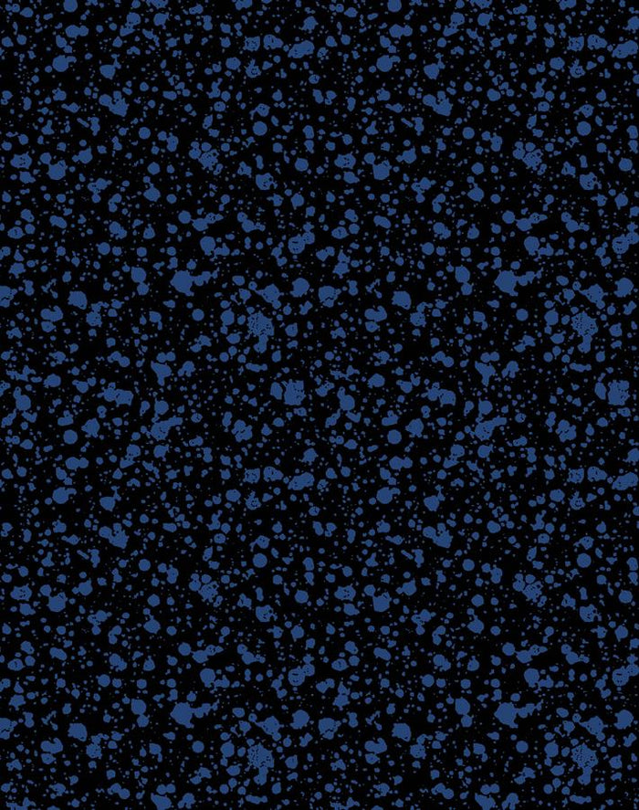 'Corner Deli' Wallpaper by Chris Benz - Black / Blue
