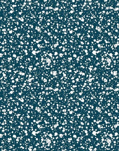'Corner Deli' Wallpaper by Chris Benz - Indigo