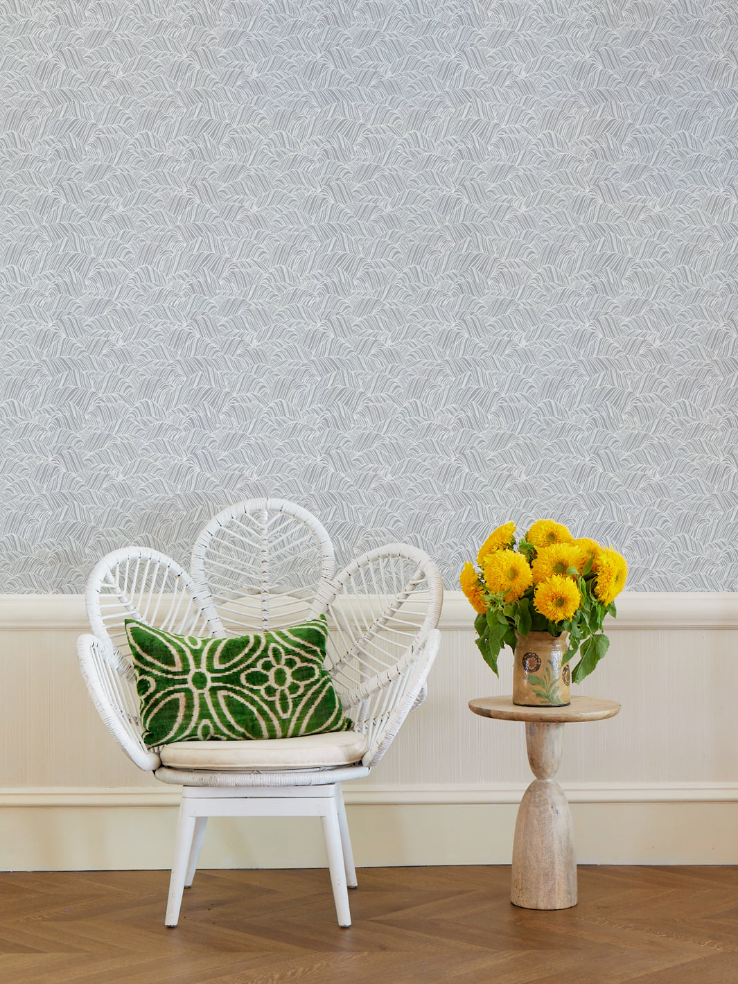 crashing waves wallpaper lingua franca neutrals