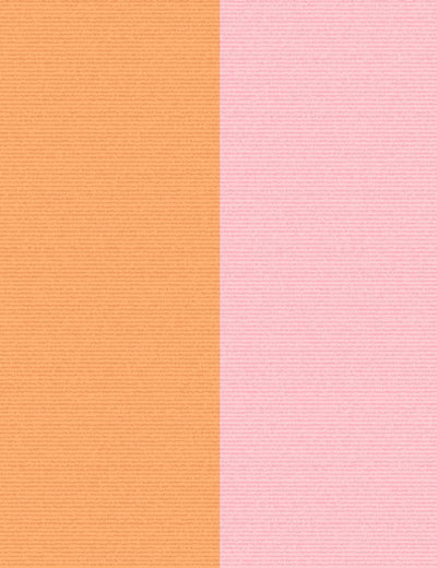 'Cross The Line' Wallpaper by Wallshoppe - Creamsicle / Pink
