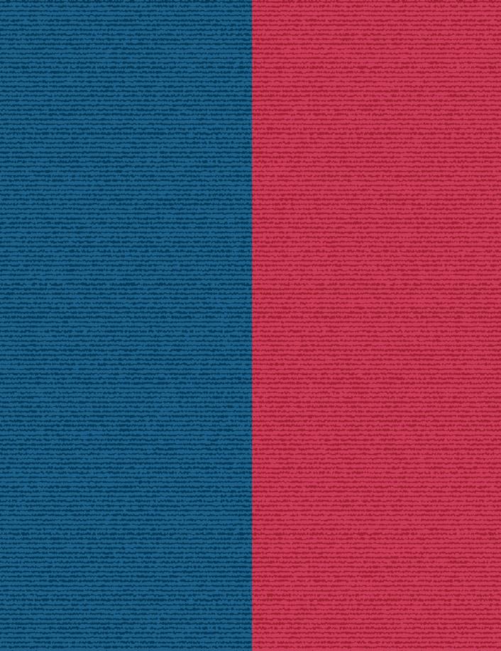 'Cross The Line' Wallpaper by Wallshoppe - Red / White Blue