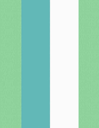 'Cross The Line' Wallpaper by Wallshoppe - Teal / Green