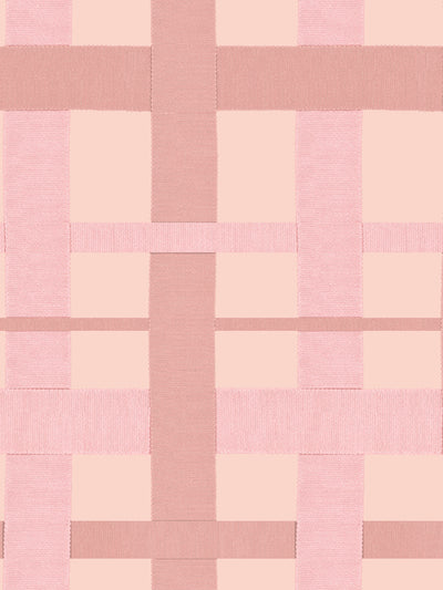 'Crosstown Plaid' Wallpaper by Sarah Jessica Parker - Bleecker Blush