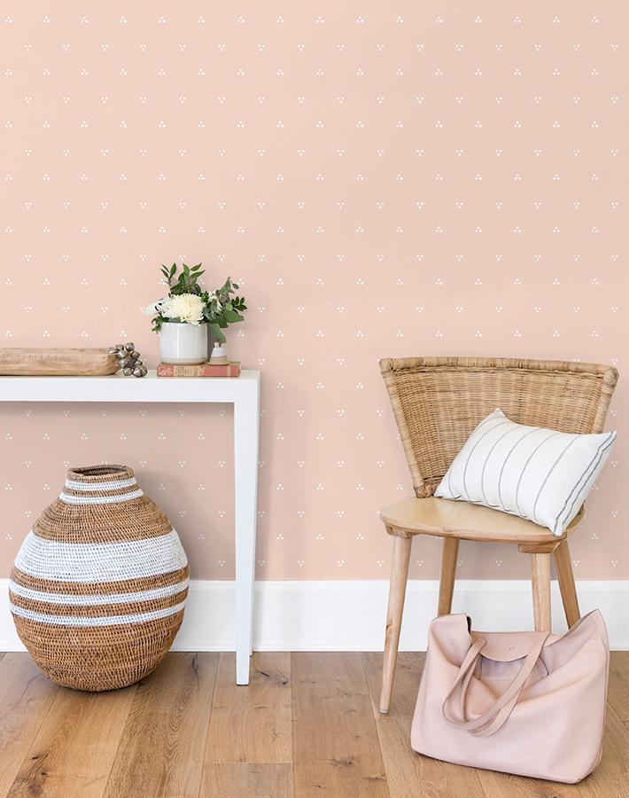 'Dainty Dot' Wallpaper by Sugar Paper - Pink