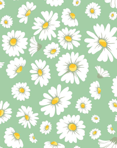 daisy bloom green