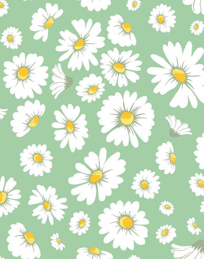 daisy bloom green