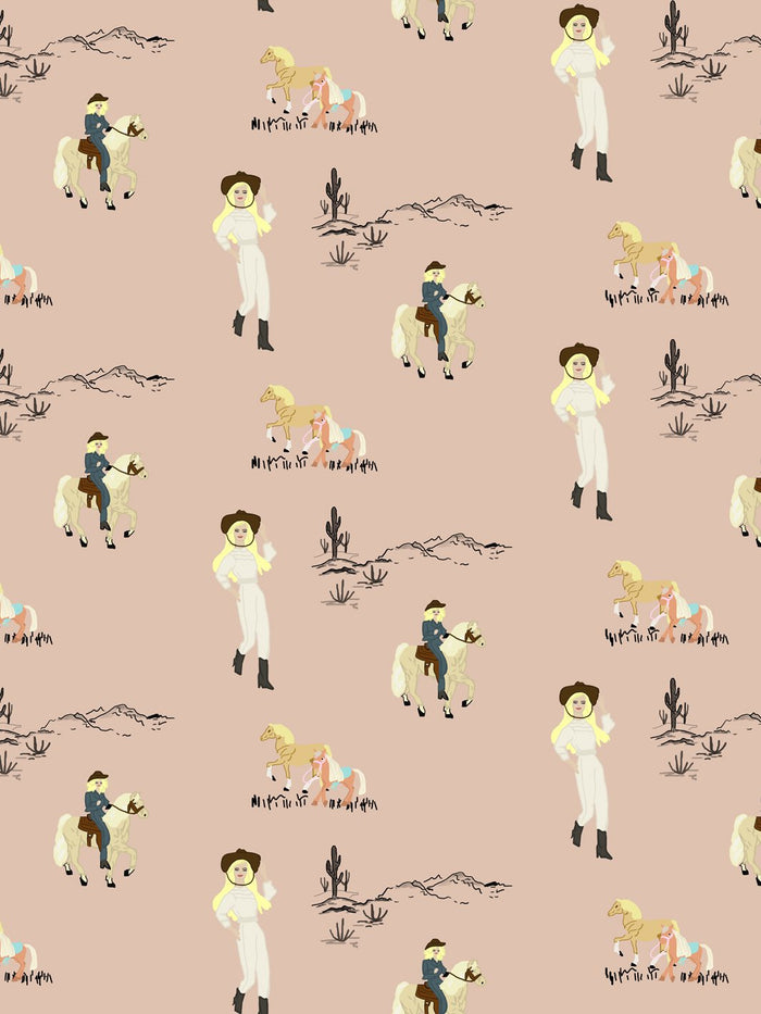 'Dallas Barbie™' Wallpaper by Barbie™ - Clay