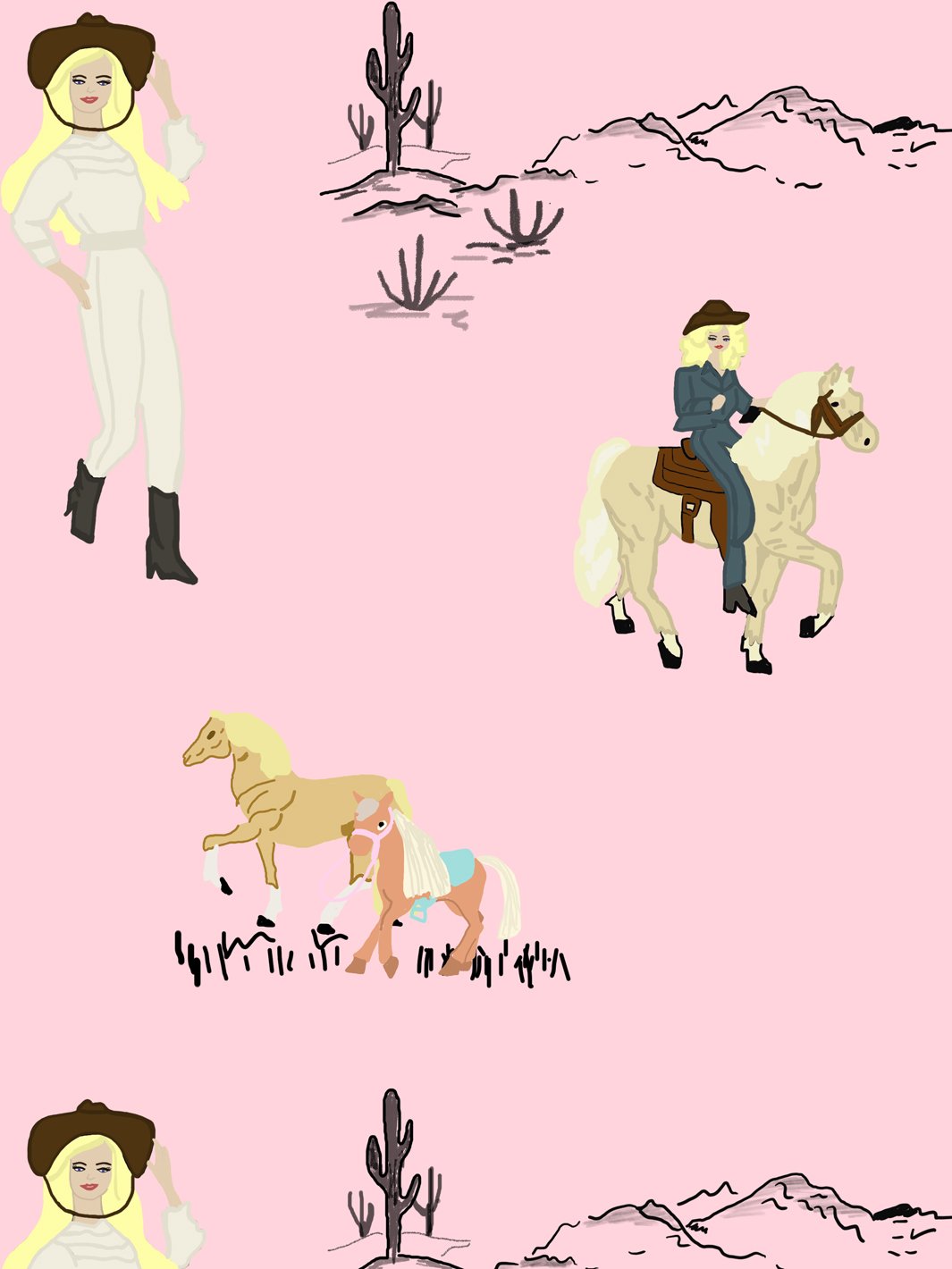 dallas barbie wallpaper by barbie pink