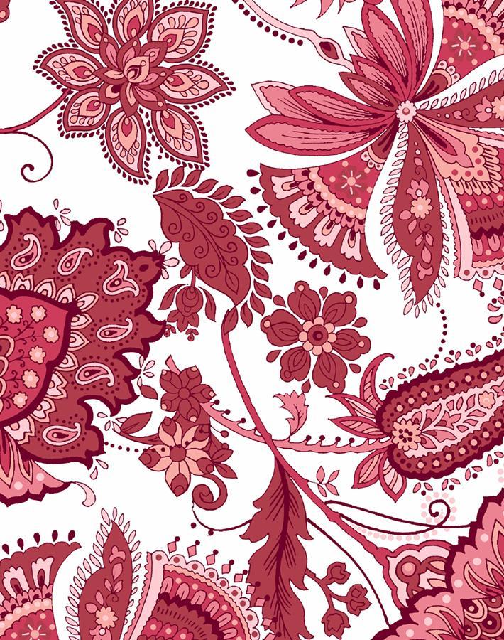 'Darling Nikki' Wallpaper by Wallshoppe - Red