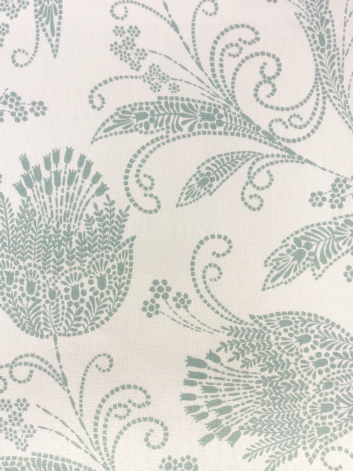 fabric by the yard dear prudence mint on linen