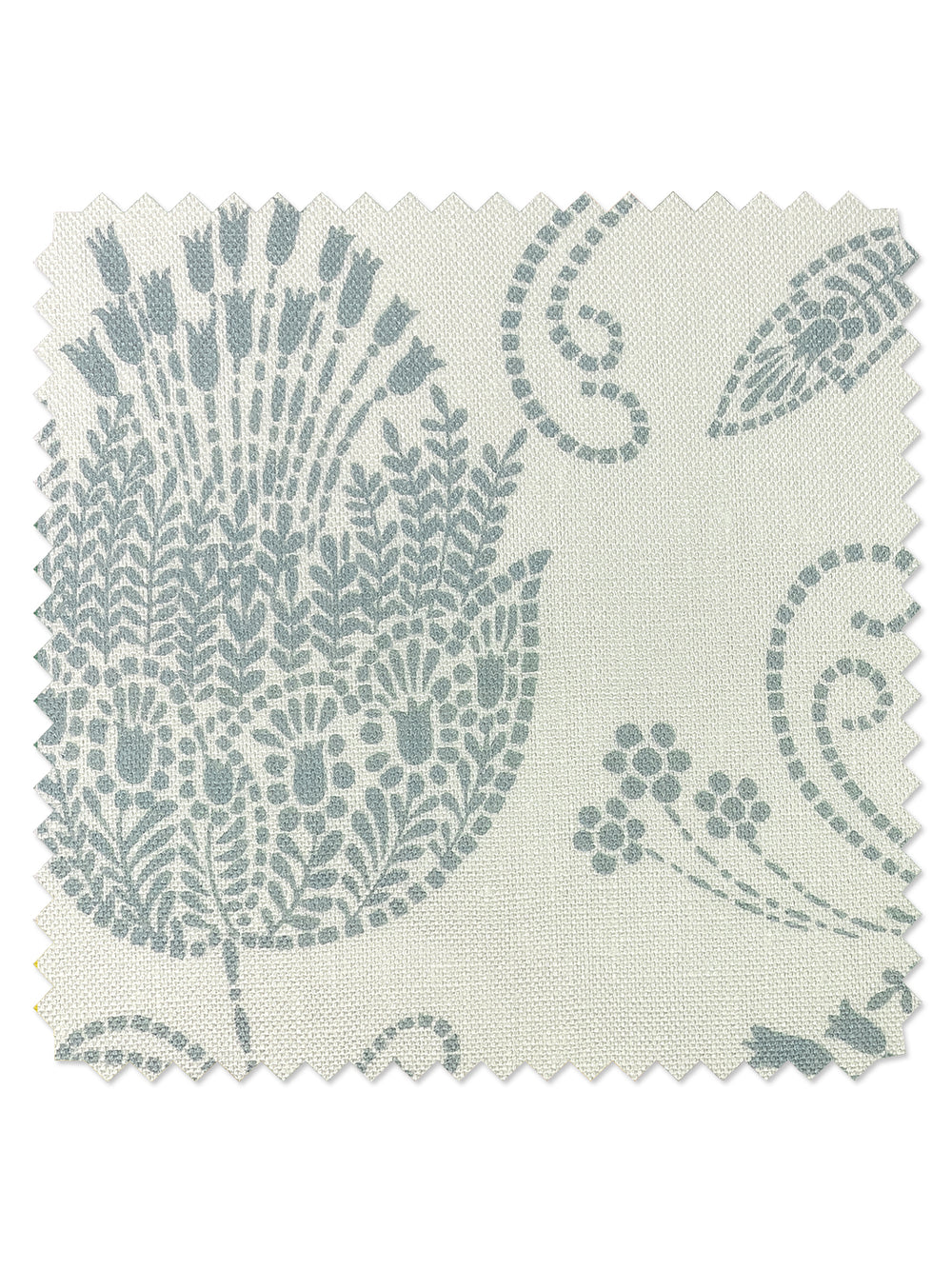 fabric by the yard dear prudence silver on linen
