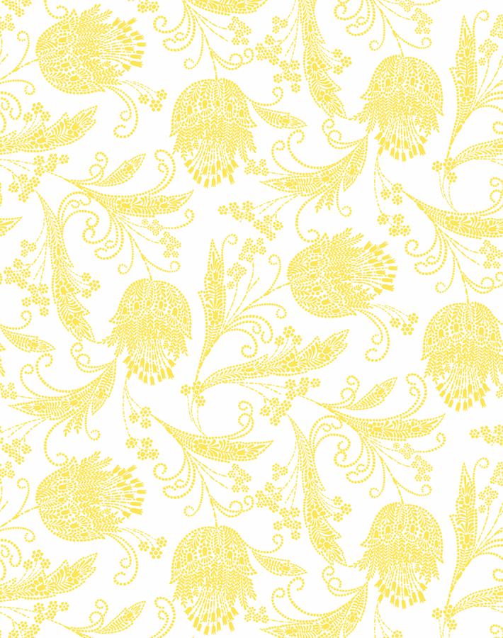 'Dear Prudence' Wallpaper by Wallshoppe - Daffodil