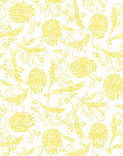 'Dear Prudence' Wallpaper by Wallshoppe - Daffodil