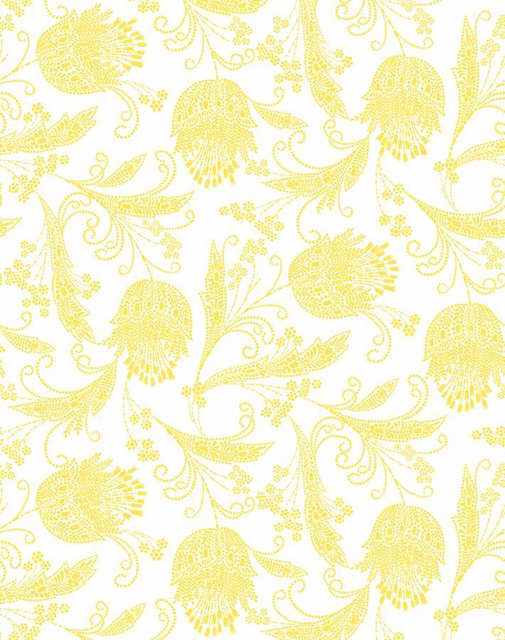 'Dear Prudence' Wallpaper by Wallshoppe - Daffodil