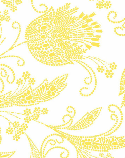 'Dear Prudence' Wallpaper by Wallshoppe - Daffodil