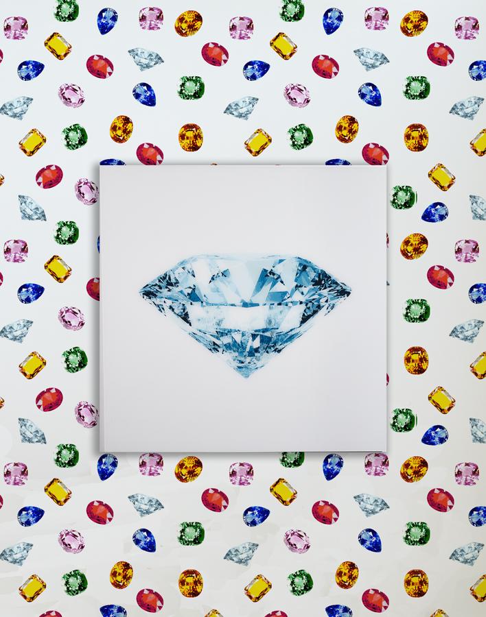 Artshoppe Diamond on Acrylic Large by Nathan Turner