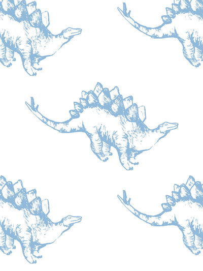 dinos wallpaper by tea collection cornflower
