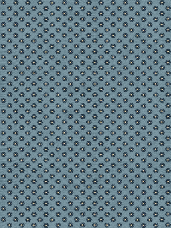 'Ditsy Flower' Wallpaper by Chris Benz - Blue