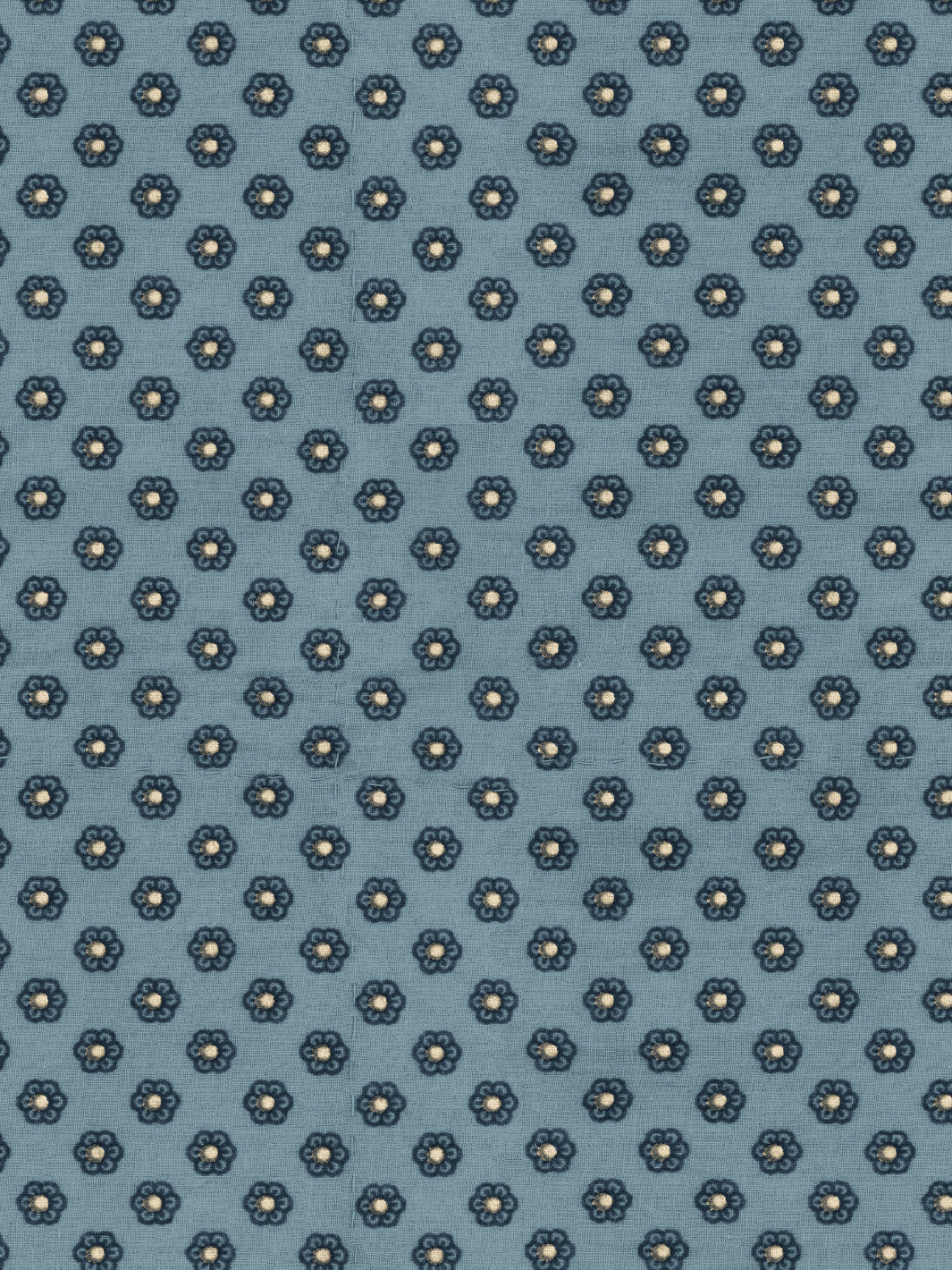 'Ditsy Flower' Wallpaper by Chris Benz - Blue