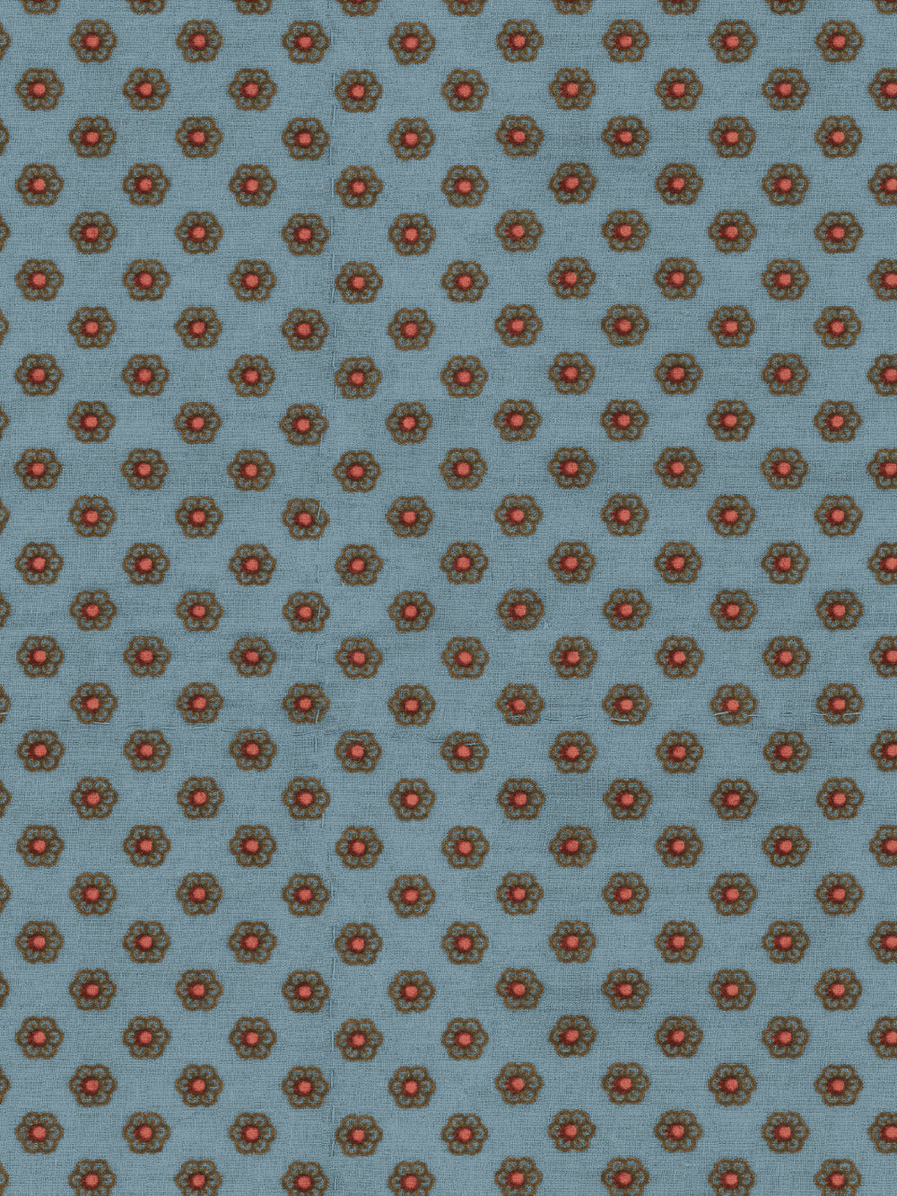 ditsy-flower-wallpaper-chris-benz-brown-red-on-blue