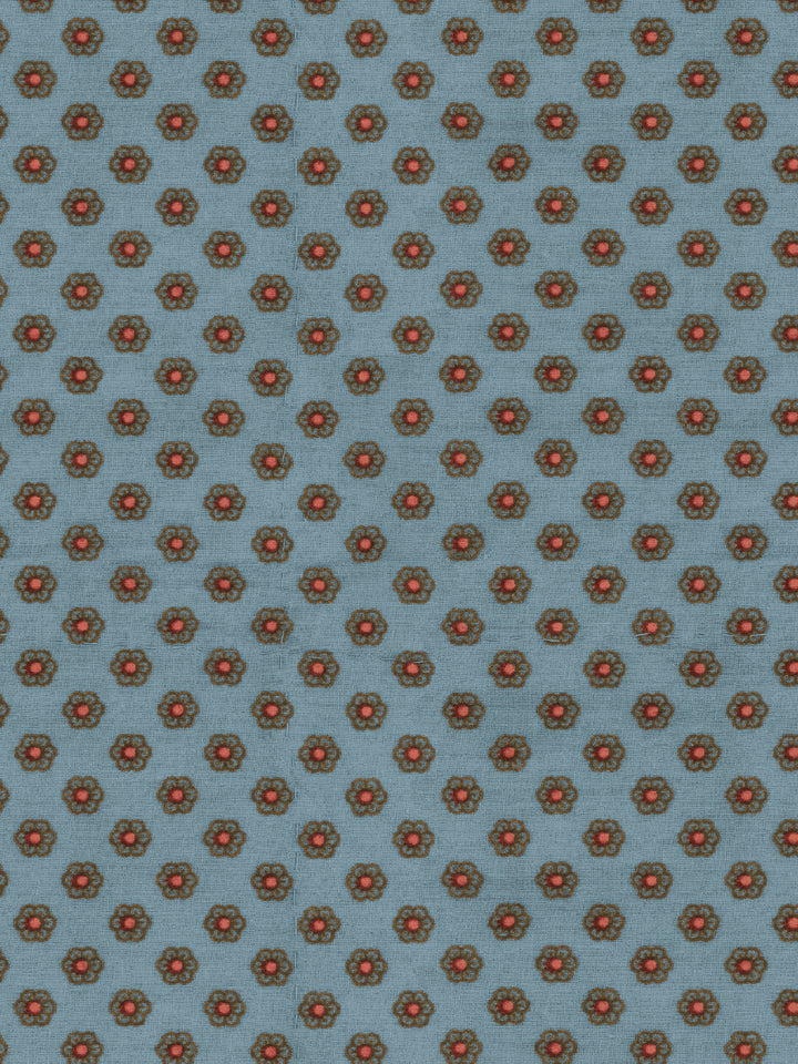 ditsy-flower-wallpaper-chris-benz-brown-red-on-blue