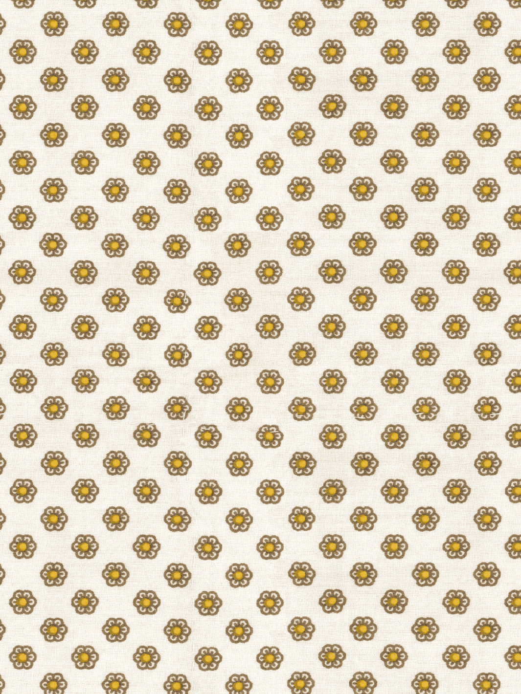 'Ditsy Flower' Wallpaper by Chris Benz - Gold
