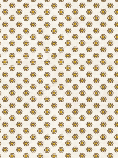 'Ditsy Flower' Wallpaper by Chris Benz - Gold