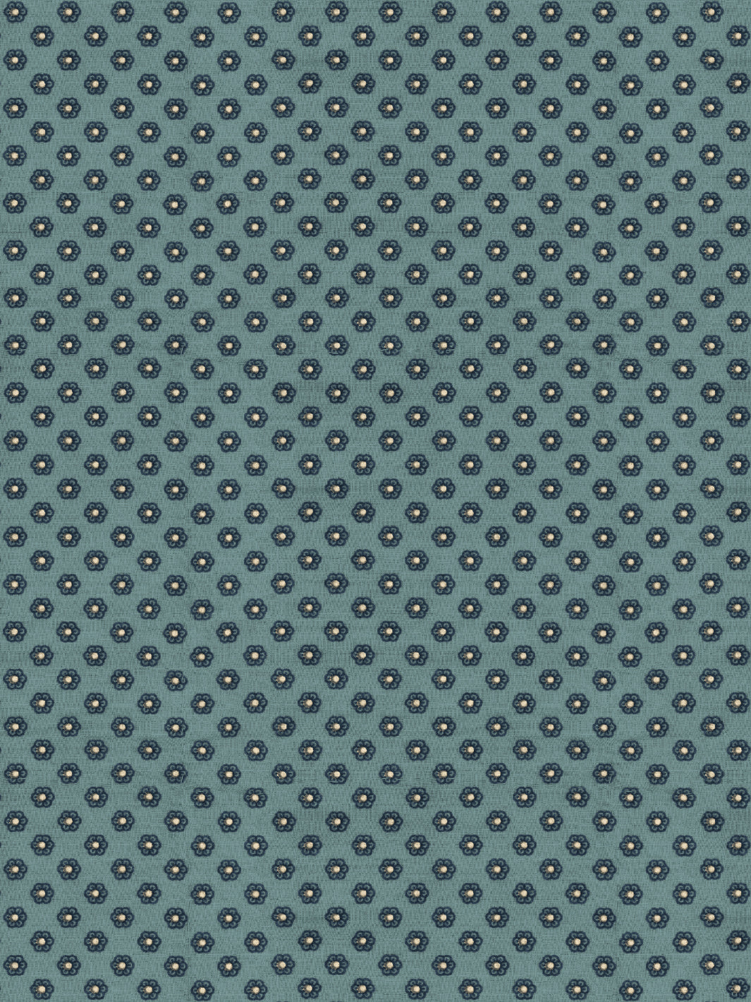ditsy flower wallpaper chris benz marina blue