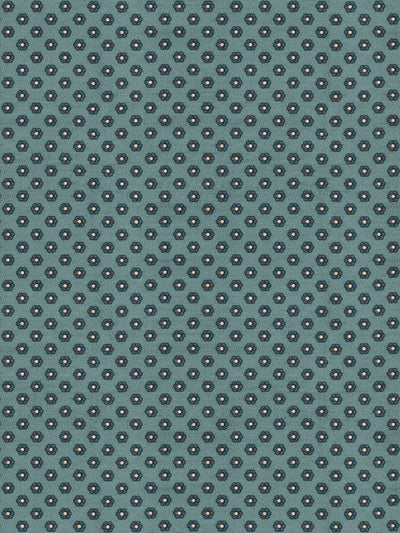 ditsy flower wallpaper chris benz marina blue