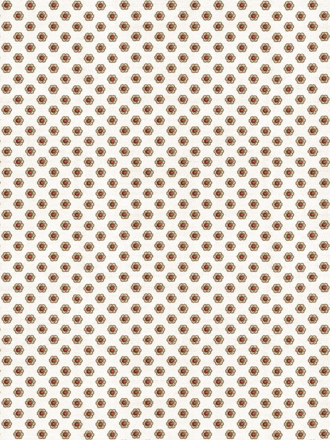 ditsy flower wallpaper chris benz red