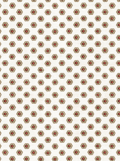 ditsy flower wallpaper chris benz red