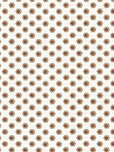 'Ditsy Flower' Wallpaper by Chris Benz - Red
