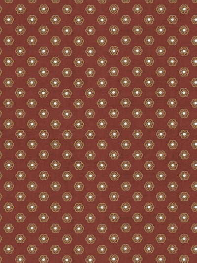 ditsy flower wallpaper chris benz rust
