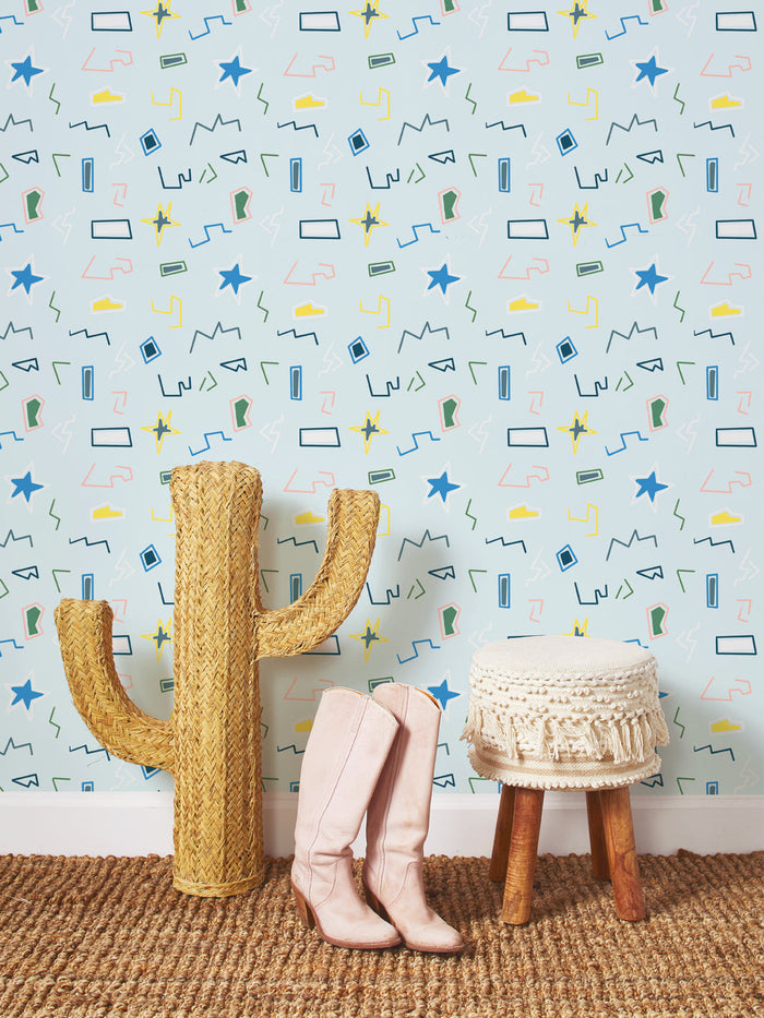'Barbie™ Dreamhouse Doodle' Wallpaper by Barbie™ - Sky