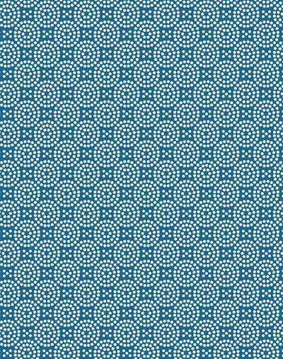 'Dot Dot' Wallpaper by Wallshoppe - Cadet Blue