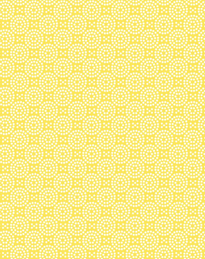 'Dot Dot' Wallpaper by Wallshoppe - Daffodil