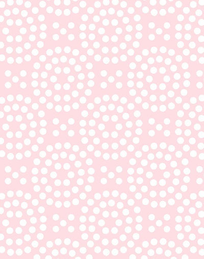 'Dot Dot' Wallpaper by Wallshoppe - Ballet Slipper