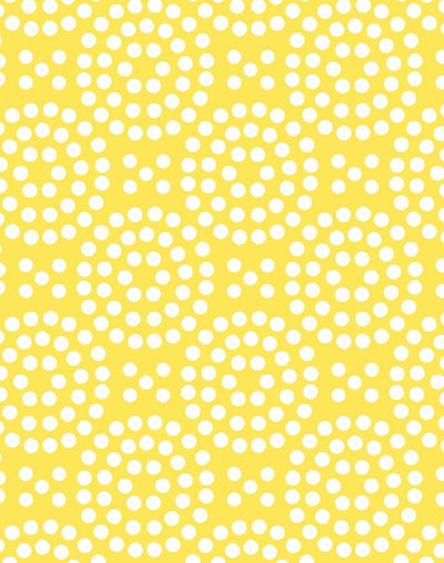 'Dot Dot' Wallpaper by Wallshoppe - Daffodil