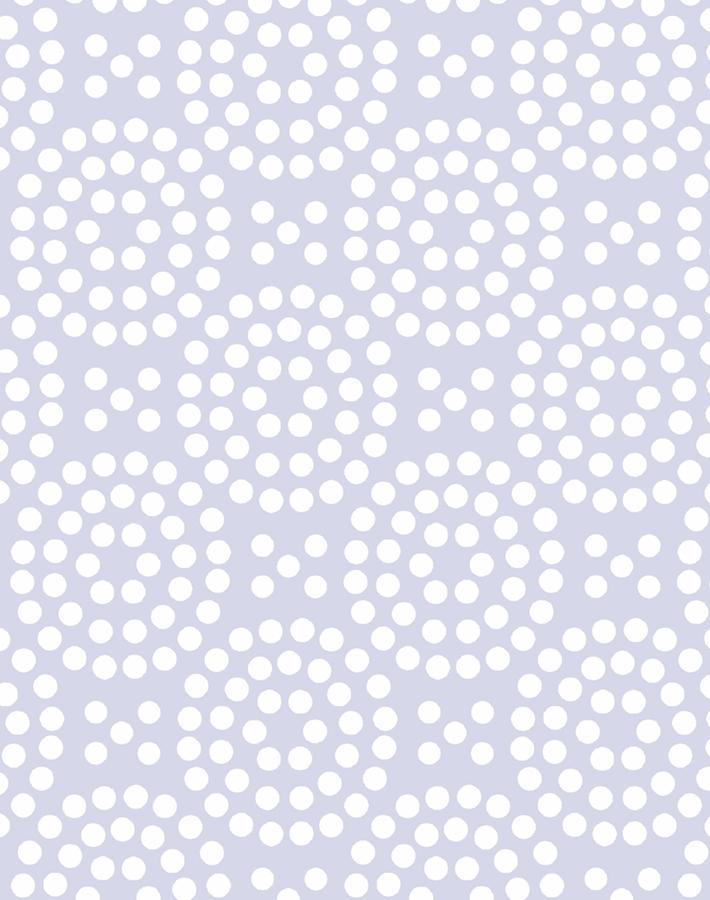 'Dot Dot' Wallpaper by Wallshoppe - Lavender