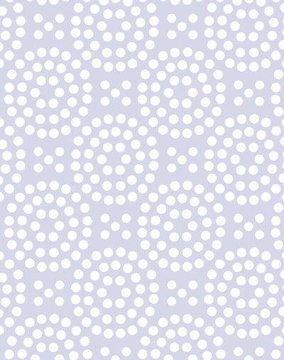 'Dot Dot' Wallpaper by Wallshoppe - Lavender