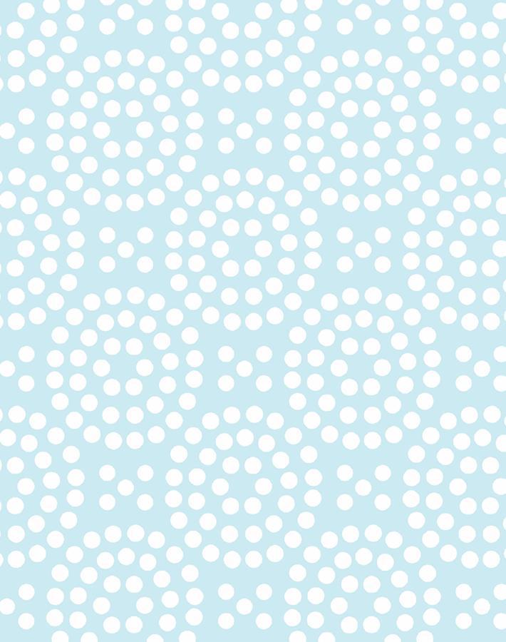 'Dot Dot' Wallpaper by Wallshoppe - Sky