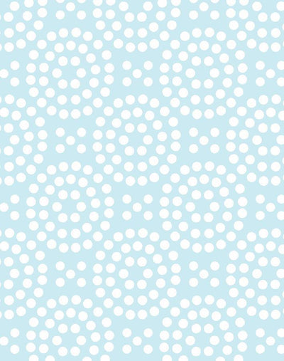 'Dot Dot' Wallpaper by Wallshoppe - Sky