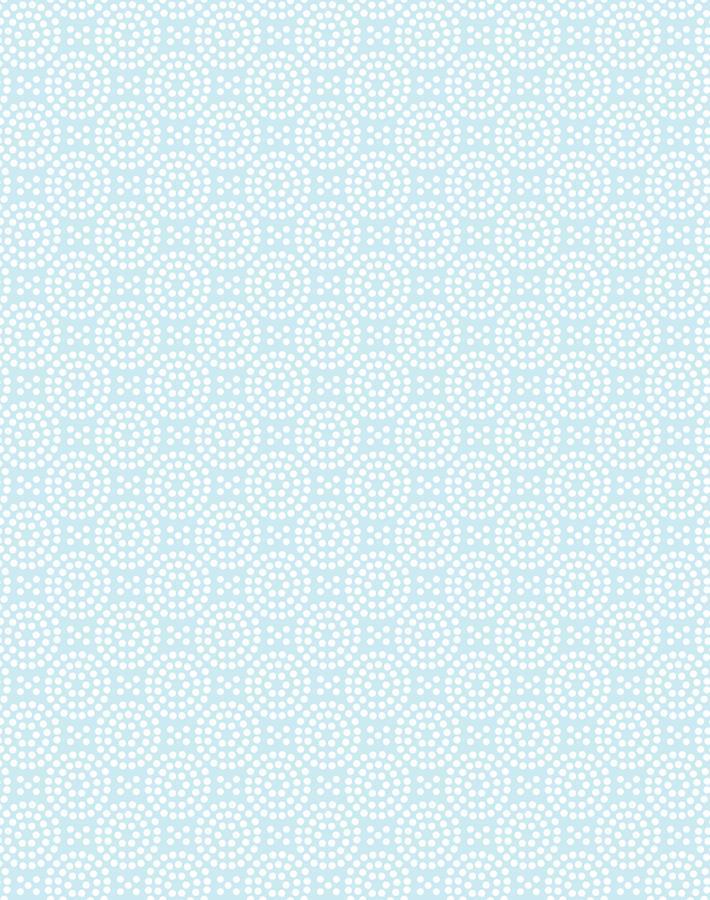 'Dot Dot' Wallpaper by Wallshoppe - Sky