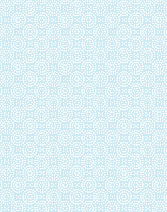 'Dot Dot' Wallpaper by Wallshoppe - Sky
