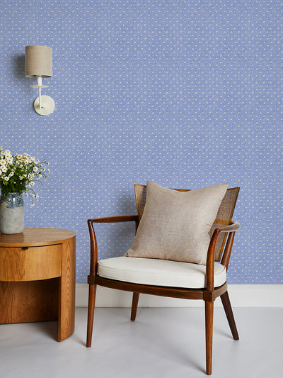 dotted swiss wallpaper by sarah jessica parker bluebelle